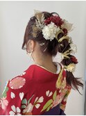 横浜／卒業式／アレンジ／横浜駅近/着付け