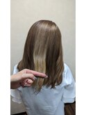 艶カラー ベージュカラー