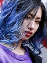 ニフティ(NIFTY)&nbsp;Vivid Blue/グラデーション/ブルー/パープル/熊本/上通