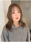 ＜abema＞グレージュカラー  透明感ベージュ　透け感ベージュ