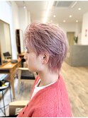 【メンズ★大名】フェザースタイル×ブリーチカラー×ウルフ