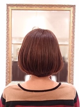 インデックスヘア リブゴーシュ スパ 両国の写真/大人女性に人気のオーガニックカラーで艶やかな仕上がりに♪ダメージレスで髪の傷みを抑え、艶髪に…。