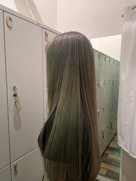 クレア 茅ヶ崎(CREA) ブロンドカラー/ロング/ハイトーンカラー/ダブルカラー/髪質改善