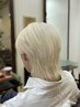 【sho指名限定】メンズカット＋こだわりブリーチカラー＋1stepTR　￥17200～