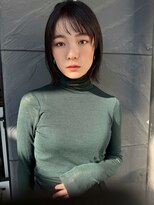 ミンクス 原宿店(MINX) 【MINX】くびれヘア+くすみベージュハイライトカラー_表参道