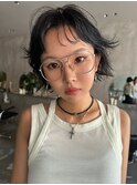 30代40代50代◎美シルエットレイヤーボブパーマ暗めカラー