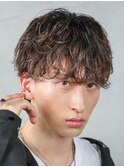 渋谷シャドウパーマメンズカットマッシュウルフルーズパーマ