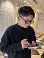 ラパンセヴェールメンズ 栄(LA PENSEE VERT MEN'S)&nbsp;かきあげショート、メンズショート、センターパート