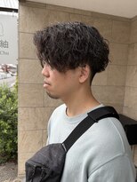 髪屋 紬&nbsp;メンズ/メンズパーマ/メンズカット/波巻きパーマ