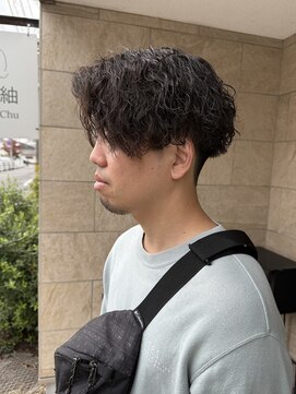 髪屋 紬 メンズ/メンズパーマ/メンズカット/波巻きパーマ