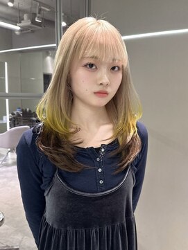 ジェム(GEM) 《ホワイトベージュ×キイロ×ブラウンのデザインカラー》