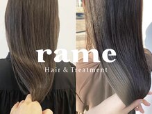 ラーム 松江乃木店(rame)の雰囲気（ラームオリジナル髪質改善でどこから見ても完璧な美髪になれる♪）