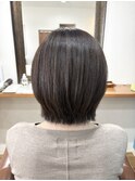 レイヤーボブ×アッシュカラー