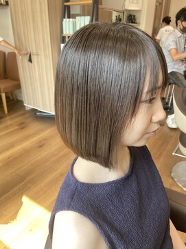 ICH GO向ケ丘遊園店 【髪質改善×地毛美】ツヤ溢れる、ぷつっと大人ミニボブ