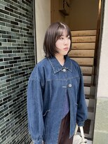 ワゴンヘアー(wagon hair) olive greige × ボブレイヤー