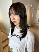 アム(amu)&nbsp;髪質改善酸性ストレート/巻けるストレート/レイヤー/顔まわり