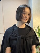 クラン エン バイ ヘッドライト 二子玉川店(clan en. by HEADLIGHT) ミニボブ/顔まわりレイヤー/ボブ/前髪なしボブ/二子玉川