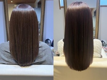ナグ(NAGU)の写真/髪質改善トリートメントで髪のお悩みを解決！髪の毛のパサつき・うねりが気になる方は《NAGU》にお任せ◎