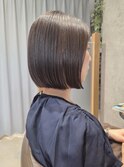 【海浜幕張 Ripple】大人ナチュラル×透け感パッツンBob 