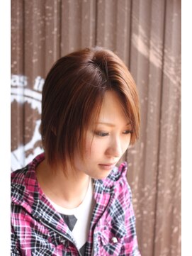 オーバーキャプテンネイキッド(OVER CAPTAIN NAKED) 人気のコスメ系ストレートでスッキリ☆ラウンドストレートボブ