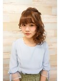 編み込みサイド巻き下ろし