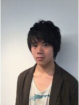 バーバーショップ テト キタヤマ(barber shop tete kitayama)&nbsp;【ROSSO】メンズ ミディアム グランジスタイル【barbiere】