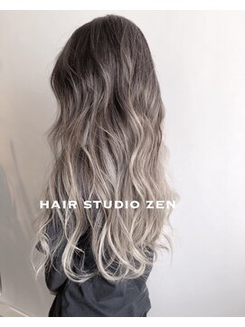 ヘアースタジオ ゼン(hair studio Zen) バレイヤージュスタイル