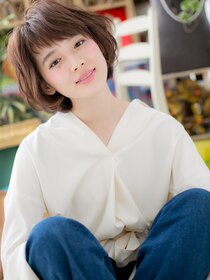 カバーヘアアンドスパ ブリス 浦和(COVER HAIR&SPA bliss) くせ毛風アシンメトリーネオウルフショートブリーチなしg!