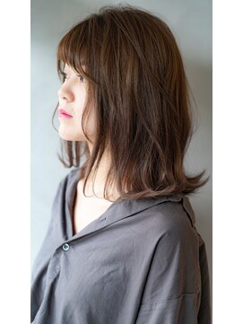 ヘアサロン アンフェール(Hair Salon Amfaire) 【Amfaire】トパーズロングボブ