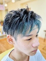 アルチザン(ARTISAN) 【オーシャンブルー】ツーブロックショート