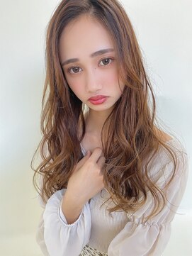 ルービック バランス 天王寺(Rubik's×Balance) シアカラー/デジパ/抜け感ヘア/ベージュ