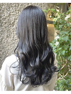 アクアオモテサンドウ(ACQUA omotesando) ブルーブラック/ブルージュ/韓国風/透明感カラー/暗髪/地毛風