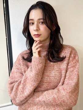 マリアバイアフロート(Maria by AFLOAT) 【山田】センターパート外国人風くびれレイヤー20代30代