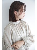 エヌ トーキョー(enu TOKYO) 輪郭にあわせて似合わせカット ミディアムボブ