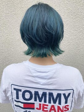 ヘアーデザイン ビビッド(HAIR DESIGN VIVID) green gradation color