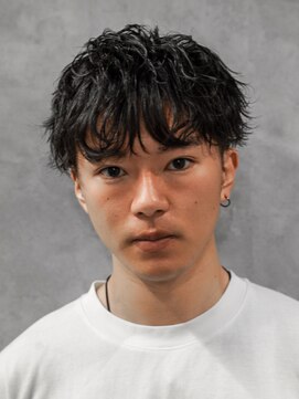 クロムトウキョウ ザ バーバー ネオン 新宿店(CHROM TOKYO the Barber ne/on) ラフウェーブマッシュ