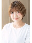 外国人風ハイライトバリアージュボブショートY越谷20代30代40代
