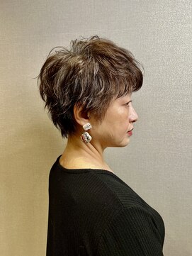 リリ(Liri material care salon by JAPAN) パーマ風ショートボブ！