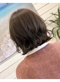 +*~コテ巻きボブ×グレージュ~*+