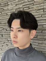 ハイバレーヘアーメゾン(HIGH VALLEY HAIRMAISON) センターパートコンマバングカルマパーマダウンパーマメンズヘア