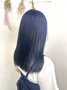 トリニティ 本厚木(trinity) アッシュブルー ダブルカラー ブリーチ ケアブリーチ 本厚木