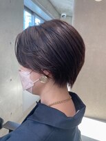 エウペ 渋谷(WEUPE)&nbsp;斜めバング/グレージュカラー/デザインカラー/シルキーベージュ