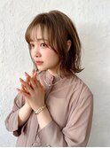 ニュアンスゆるカールで大人くびれボブに