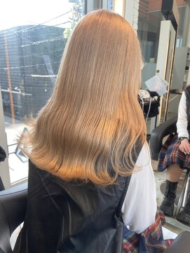 インク サカエ(inq sakae) ミルクティーベージュ 韓国ヘア ブリーチカラー