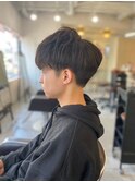 MEN’S HARE波巻きハイライトマッシュパーマ