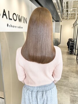 サロウィン 池袋(SALOWIN) ブリーチなしベージュ × 最高級トリートメント #108