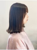 外はねボブ/グレージュ