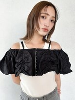 カナン 銀座(CANAAN) 顔まわりレイヤーカット　ウェットヘア　2wayバング