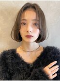 韓国ボブくびれボブ切りっぱなしボブ額下ボブ M0806表参道