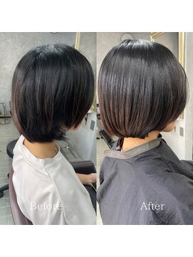 アヤメ 巣鴨店(ayame) ミニボブ_顔まわり_ショート